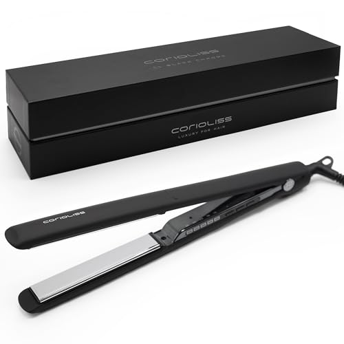 Corioliss C3 | Piastre Per Capelli Per Le Donne | Piatti Di Titanio E Curling Per Capelli Fini | Ferro Professionale Con Controllo Della Temperatura (