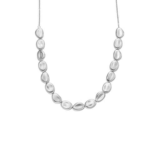 Skagen Anja Pebbles Skj1851040 - Collana Da Donna In Acciaio Inossidabile, Lunghezza 457 Mm+50 Mm, Larghezza: 12,14 Mm, Acciaio Inossidabile, Non È Un