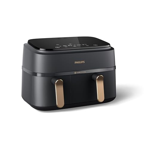 Friggitrice Ad Aria Dual Basket 9L 1.5Kg Con Doppio Cestello