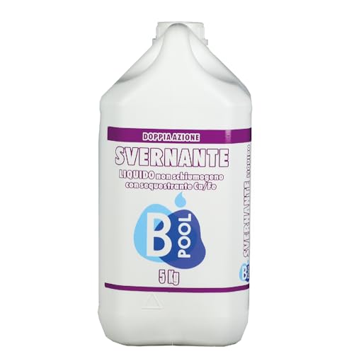 B Pool Svernante Piscina Liquido Non Schiumogeno. Previene La Degradazione Dell'Acqua, Evita La Proliferazione Di Alghe E Batteri E Facilita La Pulizi