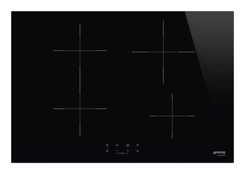 Smeg Si1B2742D - Piano Cottura Ad Induzione, 4 Fuochi, 75 Cm, Nero