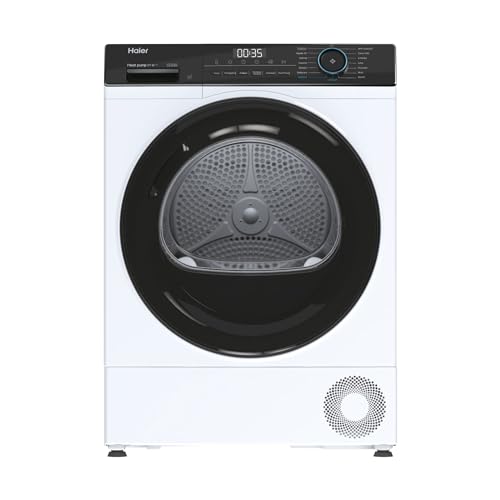 Haier Hd90-A3939E - Asciugatrice Con Pompa Di Calore, 9 Kg, Classe Energetica A+++