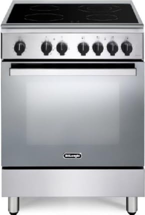 Cucina Con Forno Elettrico, 4 Fuochi, 60X60 Cm, Inox