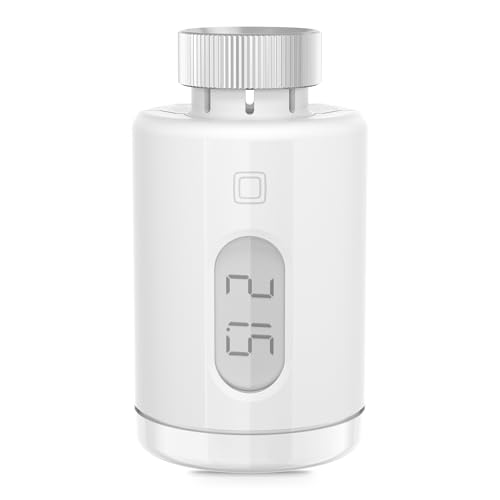 Homematic Ip Smart Home 161046A0 - Termostato Digitale Per Termosifone, Controllo Tramite App, Alexa, Google Assistant, Facile Installazione, Risparmi