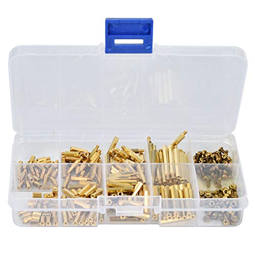 Distanziatore In Ottone Tipo 320 Pezzi M2, Distanziatore Esagonale Distanziatore, Vite Distanziatore Vite Dado Assortimento Set Distanziatore Maschio