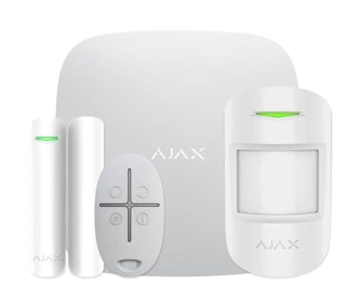 Ajax Starterkit White Eu Wireless Kit Antifurto Wi-Fi Ajax Starterkit White 38168