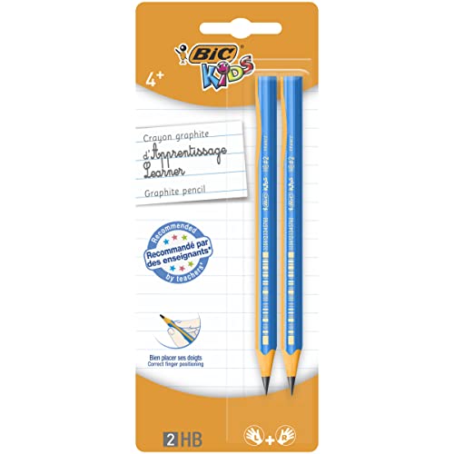Olówek Grafitowy Bic Kids Trójkatny Beginners 2 Sztuki Mix Kolorów