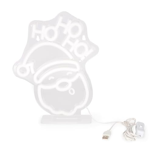 Legami - Insegna Luminosa Led A Effetto Neon, Santa Claus, Decorazione, For Indoor Use Only