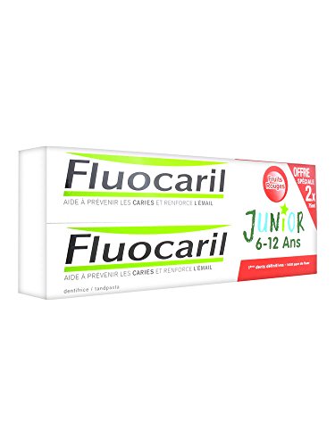 Fluocaril Junior Gel Frutos Rojos 2X75Ml