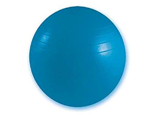 Gima - Palla Di Resistenza, Palla Da Ginnastica, Per Riabilitazione, Allenamenti Dinamici, Yoga, Pilates, Sedia Da Ufficio, Colore Blu, Diametro 75 Cm