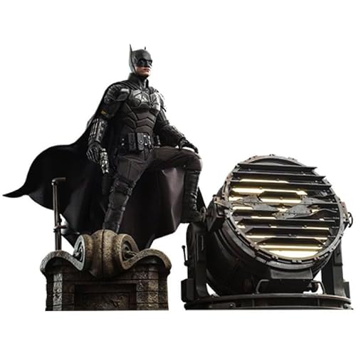 Hot Toys The Batman - Statuetta Movie Masterpiece 1/6 Batman With Bat-Signal, 31 Cm