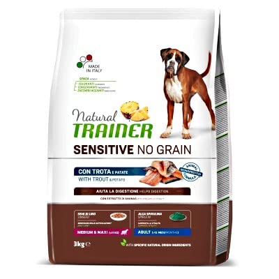 Trainer Natural Cane Sensitive No Grain Medium Maxi Adult Trota 3 Kg
