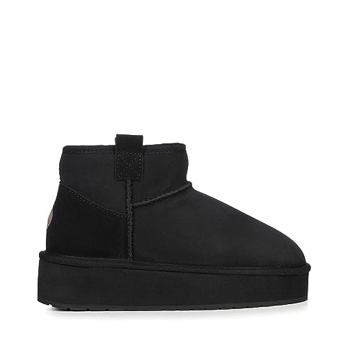 Emu Australia Foy Flatform Micro W13073 Black Stivaletto Donna (41)