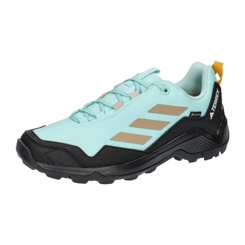 Adidas Terrex Eastrail Gore-Tex Hiking Shoes, Scarpe Da Escursionismo Donna, Semi Flash Aqua Wonder Beige Preloved Yellow, 38 Eu