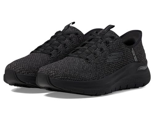 Skechers Arch Fit 2.0 Look Ahead, Scarpe Da Ginnastica Uomo, Nero, 42 Eu