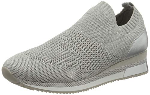 Marco Tozzi 2-2-24700-24, Mocassino Donna, Grigio Lt Grey Met Core 250, 38 Eu