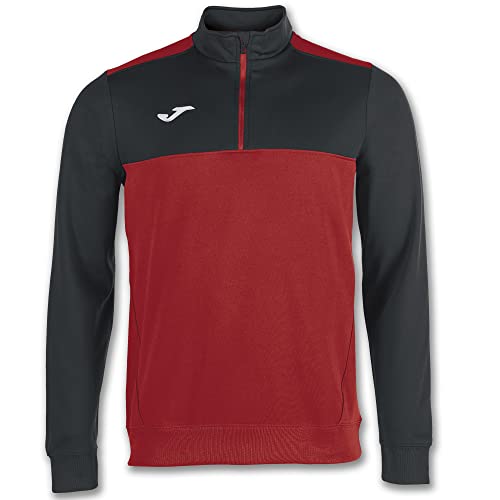 Joma 100947.601.2Xs, Sweater Boy'S, Rosso/Nero, Xxs