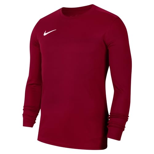 Nike M Nk Dry Park Vii Jsy Ls, T-Shirt A Manica Lunga Uomo, Team Red/White, M