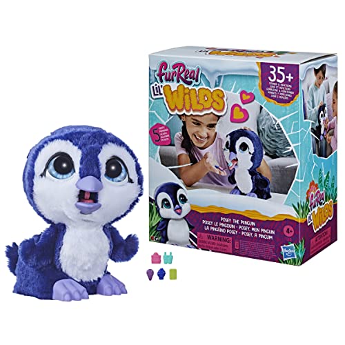 Hasbro Fur Real Wilds Posey Il Pinguino Peluche Interattivo