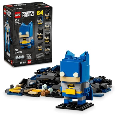 Lego Set Di Costruzioni Brickheadz Batman 8 In 1, 40748, 245 Pezzi