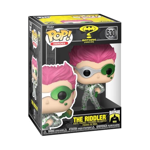 Funko Pop! Movies: Bm Forever - The Riddler - Metallico - Batman Forever 1995 - Figura In Vinile Da Collezione - Idea Regalo - Merchandising Ufficiale