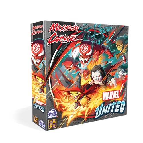 Asmodee Marvel United - Maximum Carnage, Espansione Gioco Da Tavolo, 14+ Anni, 1-5 Giocatori, Edizione In Italiano