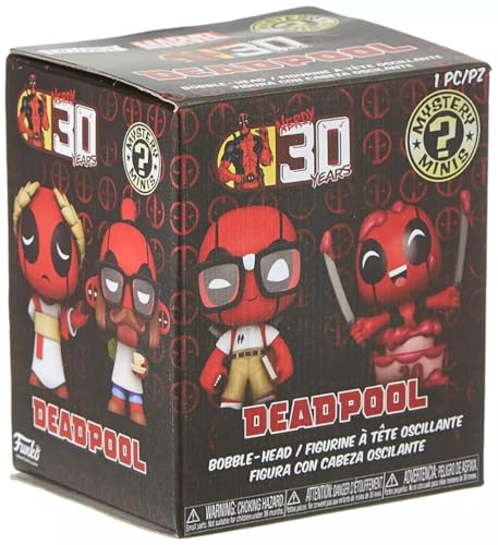 Funko Mystery Mini: Marvel Deadpool 30Th - 1 Of 12 To Collect - Styles Vary- Figura In Vinile Da Collezione - Idea Regalo - Merchandising Ufficiale -