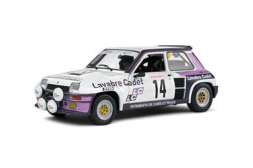 Solido 1:18 Renault 5 Turbo White #14 Auriol/Nouaille Rally Lione Carbonniè