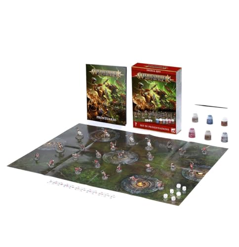 Set Introduttivo Di Presentazione Warhammer Age Of Sigmar In Italiano Da Assemblare, Dipingere E Giocare Con Miniature Di Plastica A Incastro 5 Figli