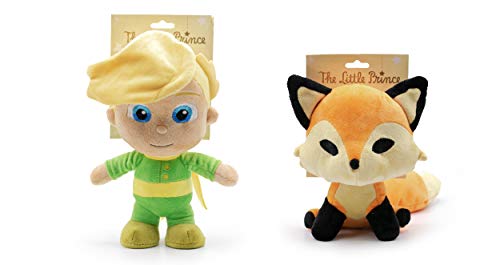 Il Piccolo Principe - Peluches Personaggi Del Film Il Piccolo Principe Il Piccolo Principe 24 Centimetri E La Volpe 20 Centimetri - Qualità Super Morb
