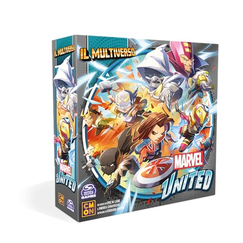 Asmodee Marvel United - Il Multiverso, Gioco Da Tavolo, 1-5 Giocatori, 14+ Anni, Edizione In Italiano