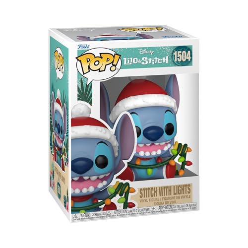 Funko Pop! Disney: Stitch Holiday – Stitch With Lights - Lilo And Stitch - Figura In Vinile Da Collezione - Idea Regalo - Merchandising Ufficiale - Gi
