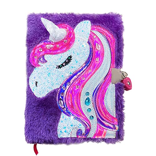 Powerking Diario Per Ragazze Unicorno Diario E Quaderno Scolastico Con Serratura Per Bambini E Bambini (Diario - Unicorno)