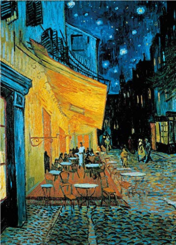 Puzzle 1000 Pezzi, Terrazza Del Caffè Di Notte Di Vincent Van Gogh, 70 X 50 Cm, Puzzle Da 1000 Pezzi Per Adulti, Collezione Puzzle, Puzzle Van Gogh Pe