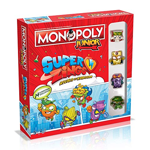 Monopoly Junior Superzings - Gioco Da Tavolo In Spagnolo