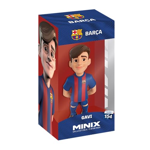 Minix - Fc Barcelona - Gavi 6#154 - Statuetta Da Collezione, 12 Cm