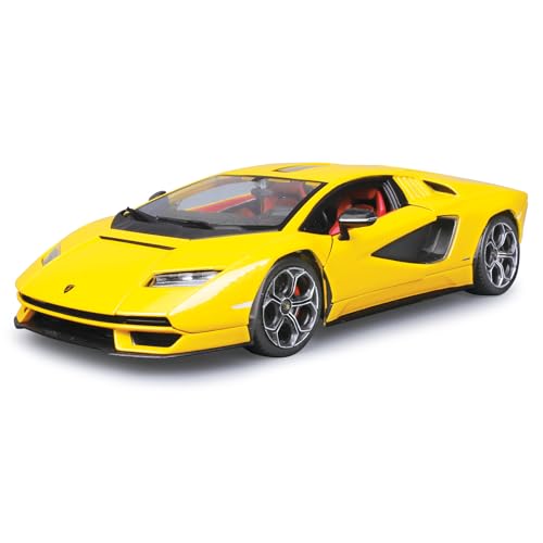 Bburago - Model Kit Lamborghini Countach - Modellino Realistico Auto In Scala 1:24, Licenza Ufficiale Lamborghini, Età Consigliata 14+ Anni