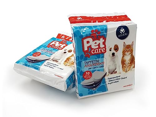 Setablu- L.Pet Tappetini Per Cani 10Pz 60X60 5741, Ssc639