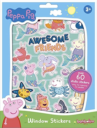 Bambolino Toys Jouetprive Peppa Pig - Adesivi Per Finestra