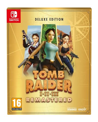 Tomb Raider 1-3 Remastered Starring Lara Croft: Deluxe Edition - Switch