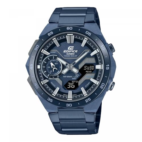 Edifice Orologio Solare Casio Ecb-2200Cb-2Aef, Acciaio Inossidabile