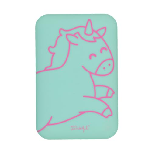 Wondee Mr Wonderful - Caricabatterie Portatile, Batteria Esterna 10.000 Mah, Divertente Unicorno Con 3 Porte [2 Usb E 1 Usb C] Powerbank Compatibile C